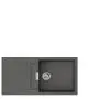Hansgrohe-HG-S52-S520-F480-Einbauspuele-mit-automatischer-Ablaufgarnitur-Steingrau-43358290 gallery number 1